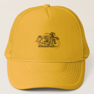 Gorra De Camionero Camisa de motocicleta de época