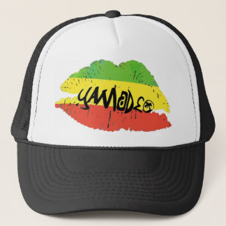 Gorra De Camionero CAMISA del blanco del beso de Yamadeo