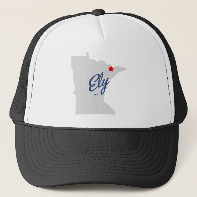 Gorra De Camionero Camisa del manganeso de Ely Minnesota (Anverso)