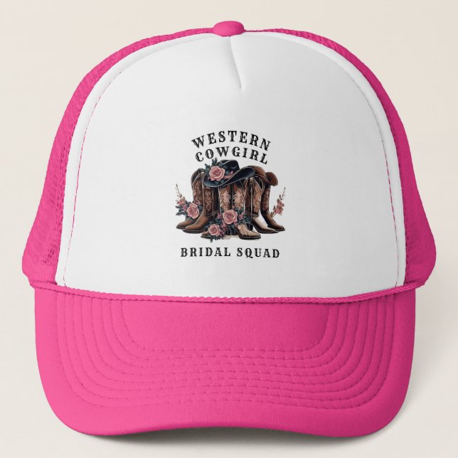 Gorra De Camionero Camisa Escuadrón de Novias Occidentales (Anverso)