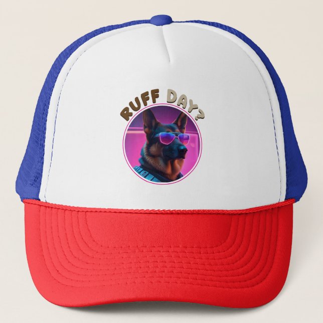 Gorra De Camionero Camisas de perros callejeros | Divertido Tee Perro (Anverso)