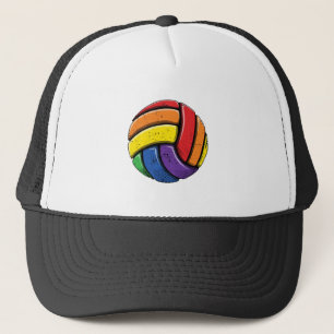 Gorra De Camionero Camisas del orgullo gay LGBT de voleibol para homb