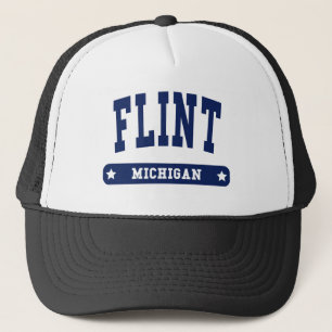 Gorra De Camionero Camisas estilo camiseta Flint Michigan College