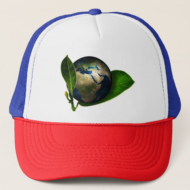 Gorra De Camionero Camiseta Ambiental Amigable (Anverso)