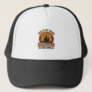 Gorra De Camionero Camiseta Castillo Embrujado Disfraz Halloween Vint