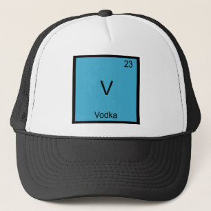 Gorra De Camionero Camiseta con símbolo del elemento químico divertid