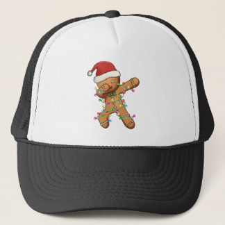 Gorra De Camionero Camiseta Dabbing Gingerbread para Navidades Chicas