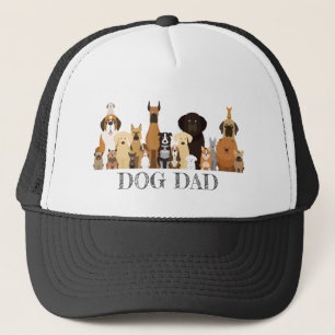 Gorra De Camionero Camiseta DAD Perro Amigo Perruno Mascota Animal