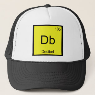 Gorra De Camionero Camiseta Db - Símbolo de Elemento de Química de De