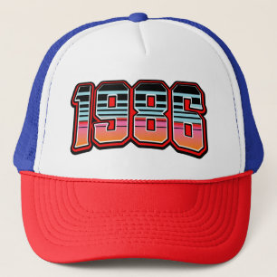 Gorra De Camionero Camiseta de 1986