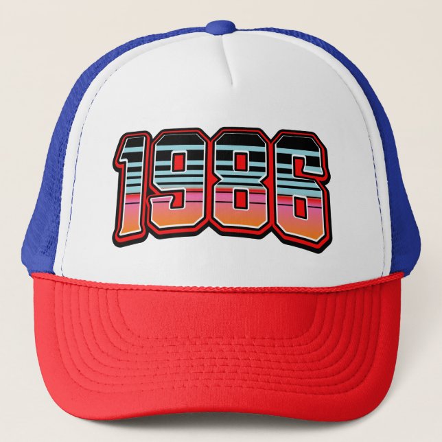 Gorra De Camionero Camiseta de 1986 (Anverso)