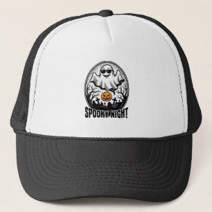 Gorra De Camionero Camiseta de arte con grabado vintage de Halloween