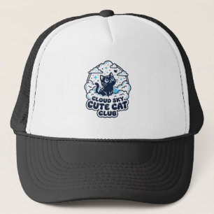 Gorra De Camionero Camiseta de arte para amantes de gatos lindos en c