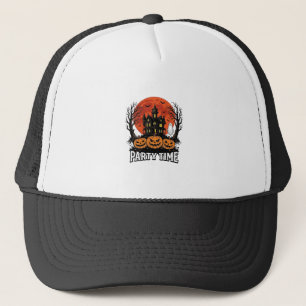 Gorra De Camionero Camiseta de calabaza fantasma de la época de la fi