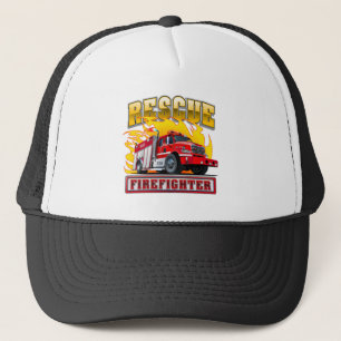 Gorra De Camionero Camiseta de camión de bomberos personalizados