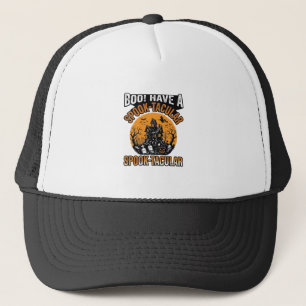 Gorra De Camionero Camiseta de Casa Embrujada de Halloween Espeluznan