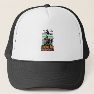 Gorra De Camionero Camiseta de chocolate de bruja Diseño de regalo du