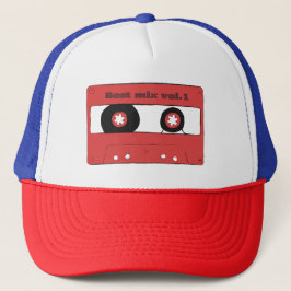 Gorra De Camionero Camiseta de cinta de casete