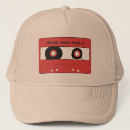 Gorra De Camionero Camiseta de cinta de casete