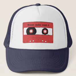 Gorra De Camionero Camiseta de cinta de casete