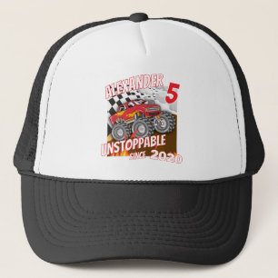 Gorra De Camionero Camiseta de cumpleaños personalizada de camión mon