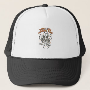 Gorra De Camionero Camiseta de esqueleto bailando vintage hueso diver