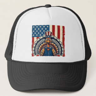 Gorra De Camionero Camiseta de grabado vintage de bandera de Turquía 