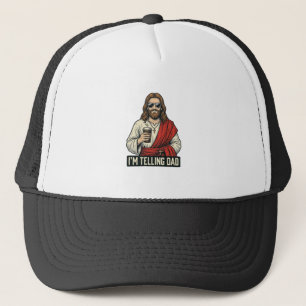 Gorra De Camionero Camiseta de grabado vintage de café del Santo Padr