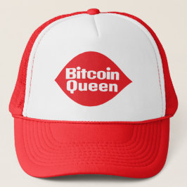 Gorra De Camionero Camiseta de imagen paródica de la reina de Bitcoin