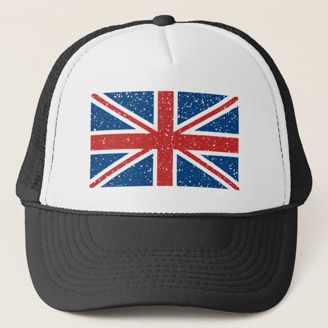 Gorra De Camionero Camiseta de la bandera británica Jack (Anverso)