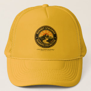 Gorra De Camionero Camiseta de la insignia de trail running vintage d