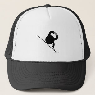 Gorra De Camionero Camiseta de la tenacidad de Sisyphus Kettlebell