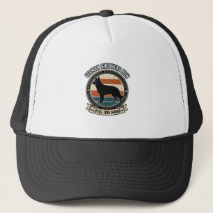 Gorra De Camionero Camiseta de Mamá Pastor Alemán Vintage Amante de P