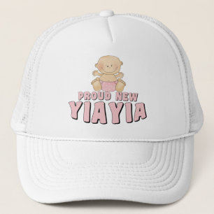 Gorra De Camionero Camiseta de orgullosa nueva YiaYia