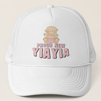 Gorra De Camionero Camiseta de orgullosa nueva YiaYia