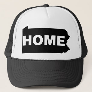 Gorra De Camionero Camiseta de Pennsylvania, Hogar Lejos del Estado