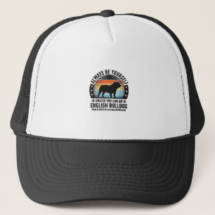 Gorra De Camionero Camiseta de perro amante del perro inglés vintage