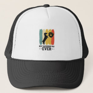 Gorra De Camionero Camiseta de perro de béisbol vintage del mejor pap