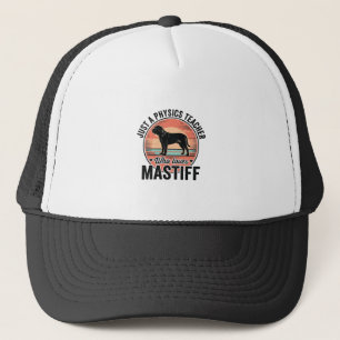 Gorra De Camionero Camiseta de perro vintage de mastín ama el profeso