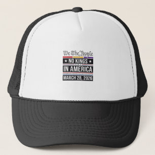 Gorra De Camionero Camiseta de protesta patriótica Sin reyes en Améri