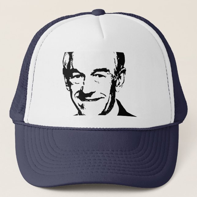 Gorra De Camionero Camiseta de Ron Paul (Anverso)