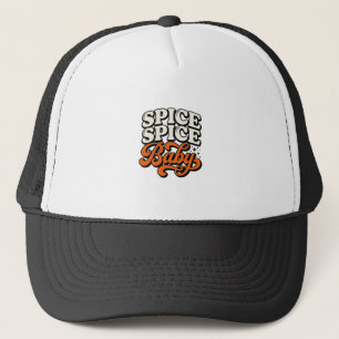 Gorra De Camionero Camiseta de tipografía retro vintage Spice Spice B