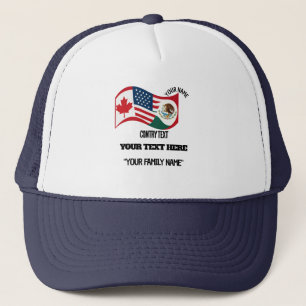 Gorra De Camionero Camiseta de Torneo de Fútbol Familiar Personalizad