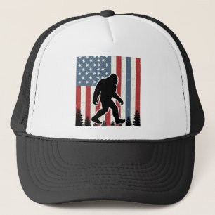 Gorra De Camionero Camiseta de vector de diseño vintage de la bandera