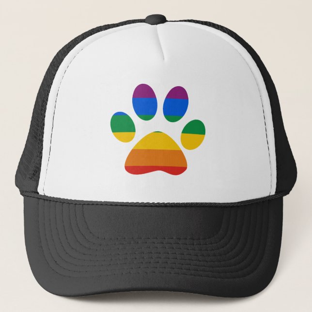 Gorra De Camionero Camiseta del orgullo gay (Anverso)