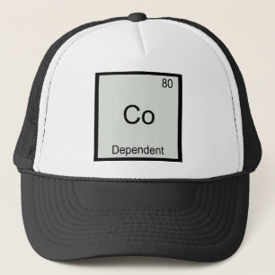Gorra De Camionero Camiseta del símbolo del elemento de química diver