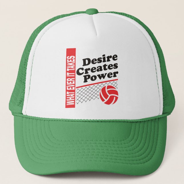 Gorra De Camionero Camiseta del voleibol (Anverso)