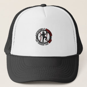 Gorra De Camionero Camiseta Diseño Monstruo de Papá de Béisbol Vintag