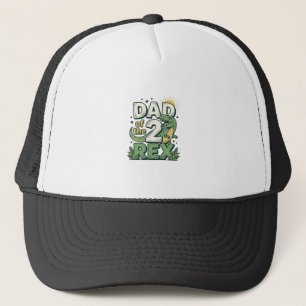 Gorra De Camionero Camiseta diseño padre de los 2 Rex Dinosaurio Padr