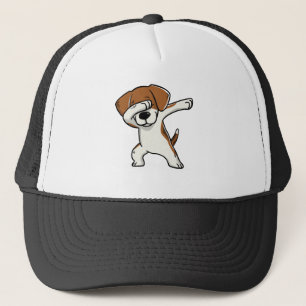Gorra De Camionero Camiseta divertida del beagle que frota